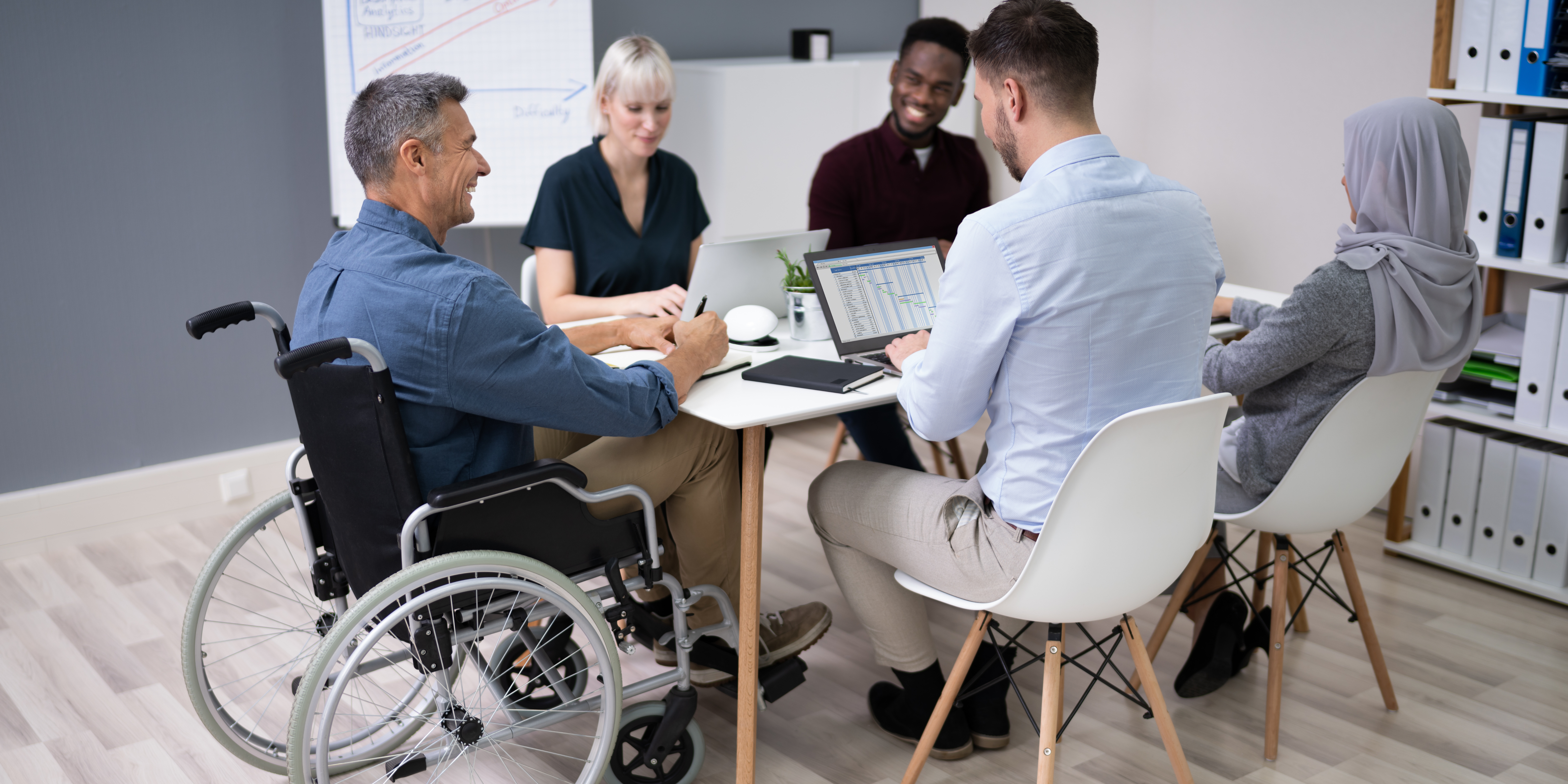 evacuating disabled people in a fire